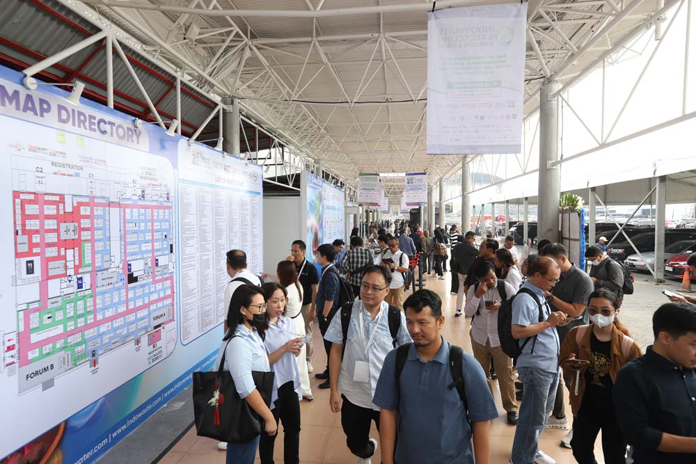 Visitors at Indonesia International Smart City Expo & Forum